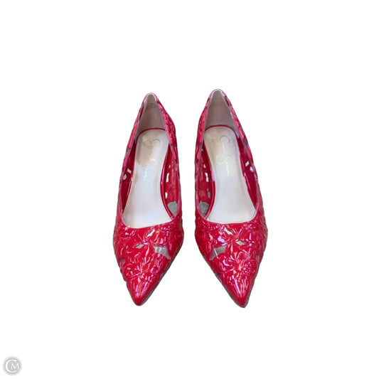 Shoes Heels Stiletto By Jessica Simpson In Red, Size: 10