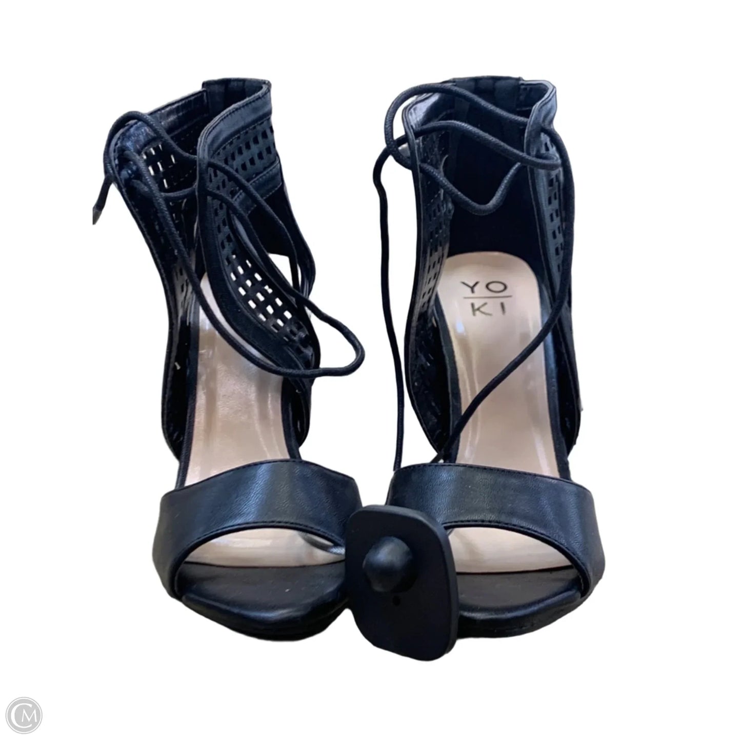 Shoes Heels Stiletto By Yoki In Black, Size: 6