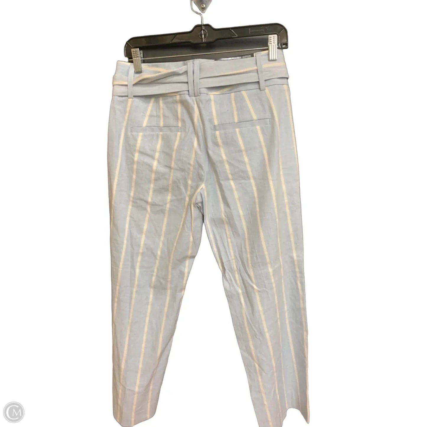 Pants Cropped By Banana Republic In Striped Pattern, Size: 4