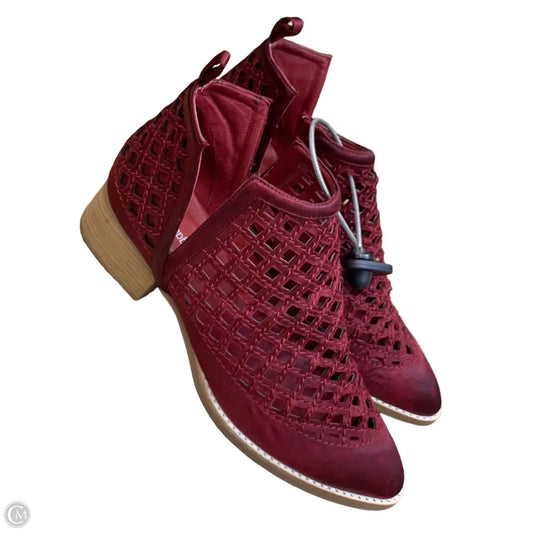 Shoes Heels Wedge By Jeffery Campbell In Maroon, Size: 10