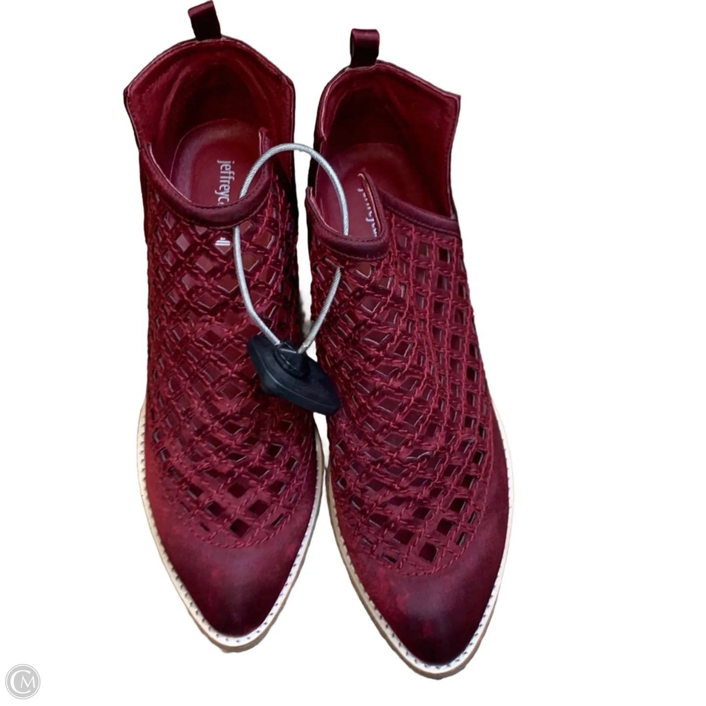 Shoes Heels Wedge By Jeffery Campbell In Maroon, Size: 10