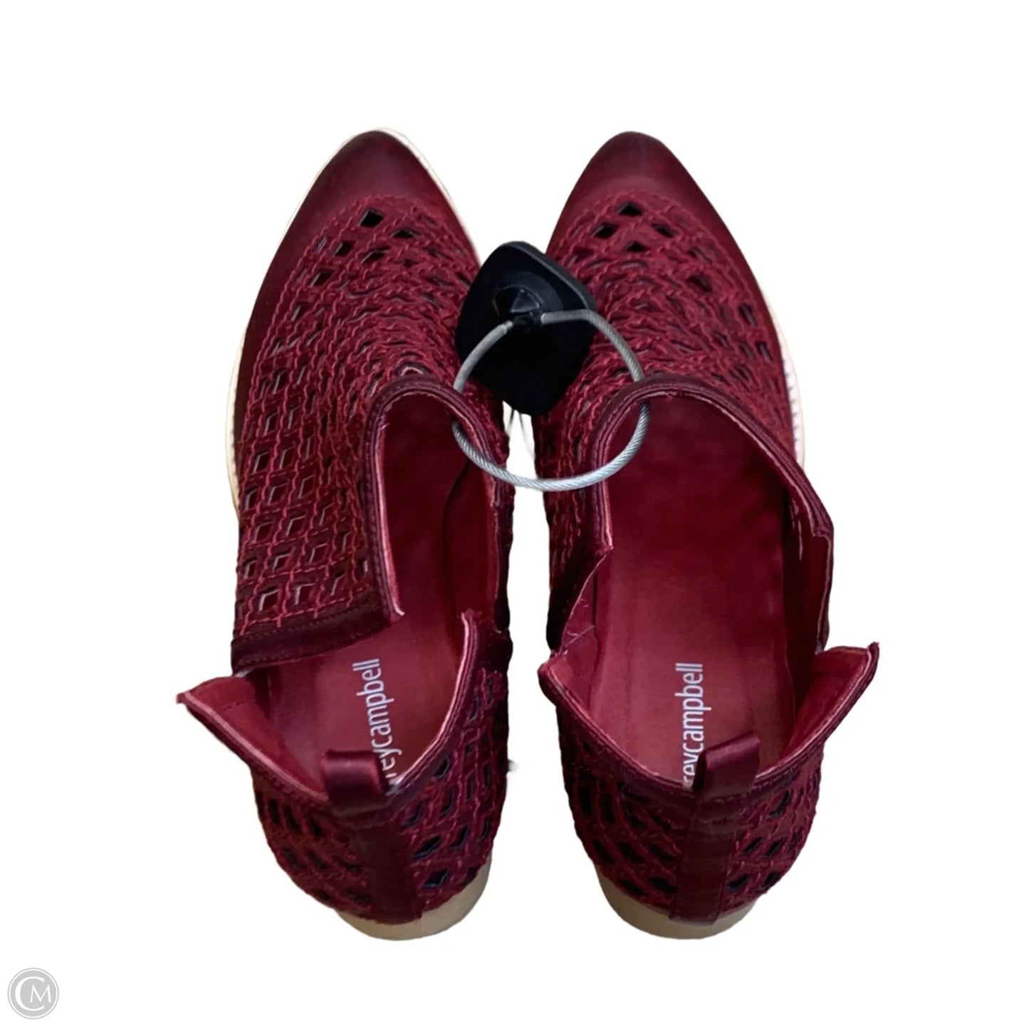 Shoes Heels Wedge By Jeffery Campbell In Maroon, Size: 10