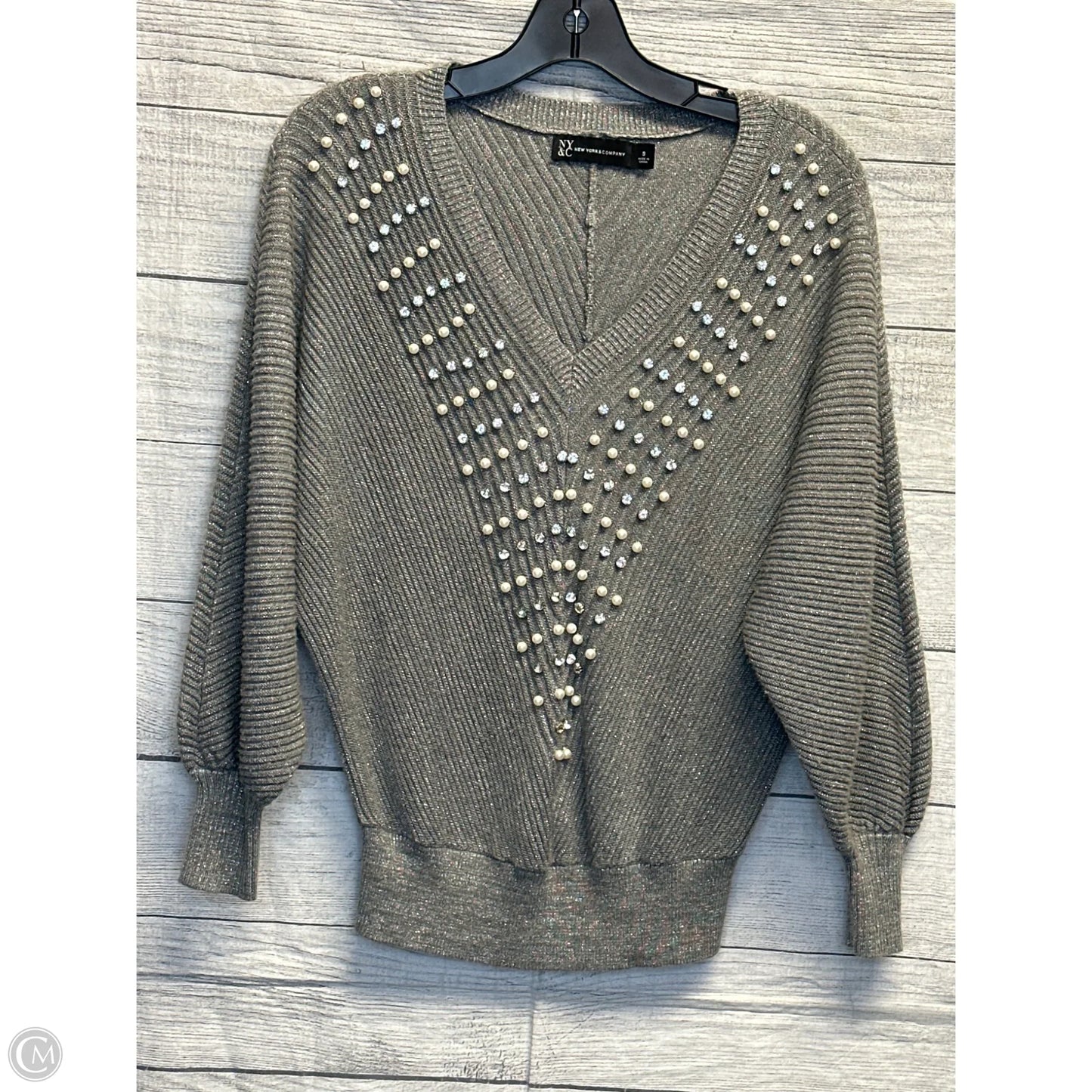 Sweater By New York And Co In Ivory, Size: S