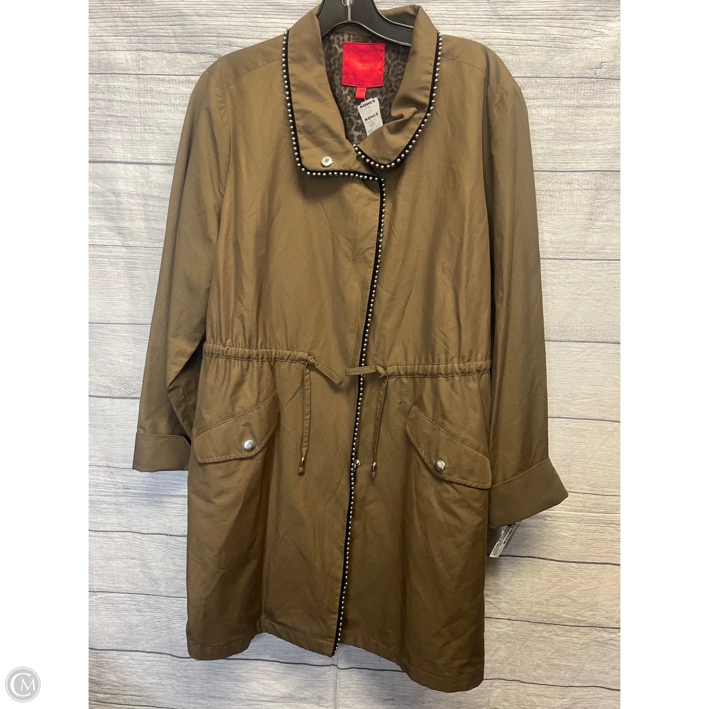 Jacket Other By Jennifer Lopez In Green, Size: Xl
