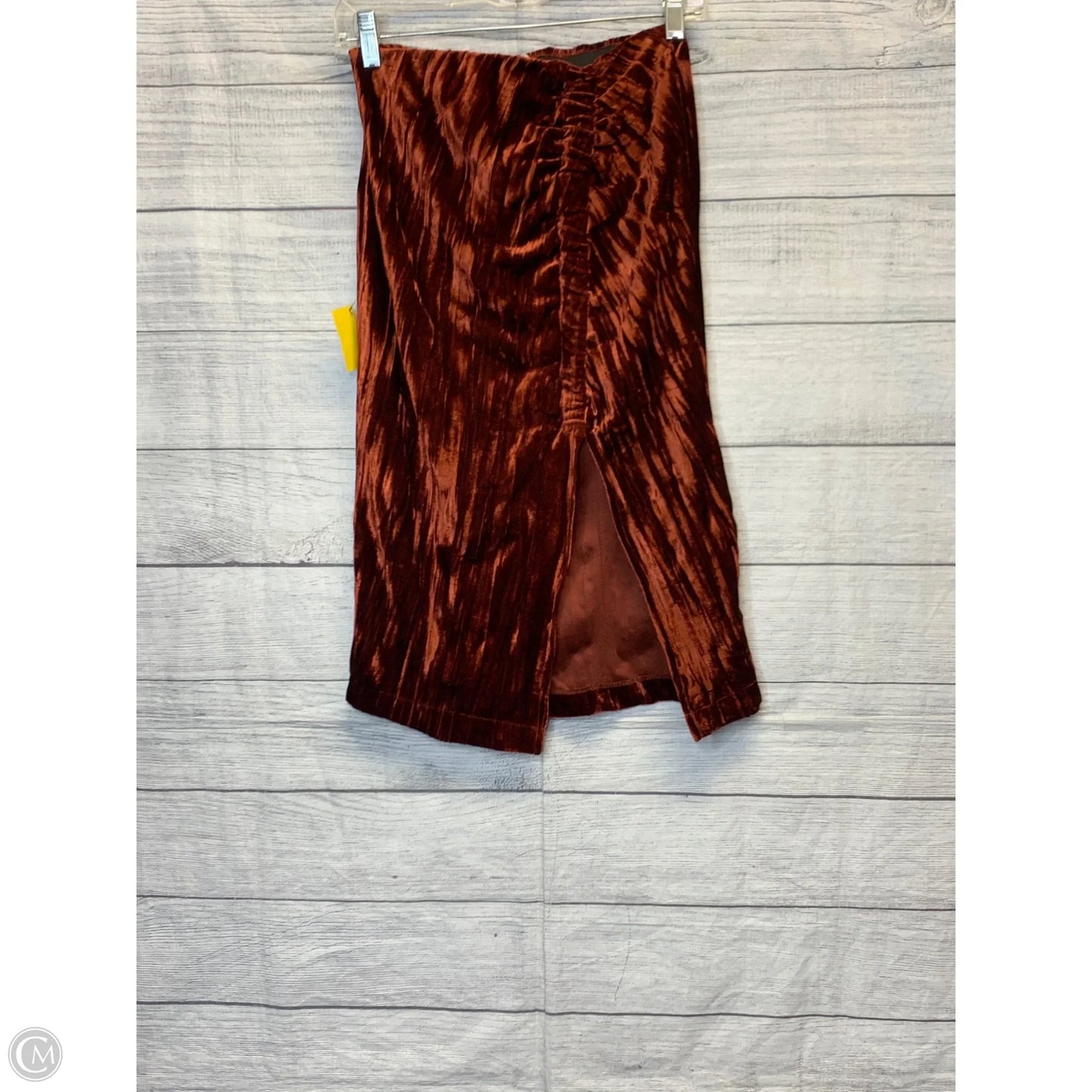 Skirt Maxi By Zara In Red, Size: S