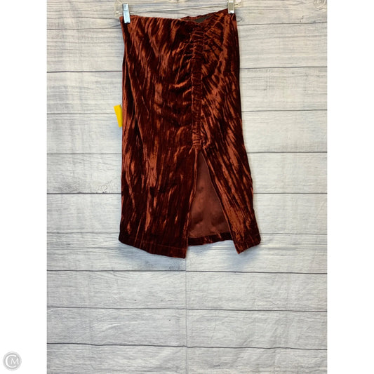 Skirt Maxi By Zara In Red, Size: S