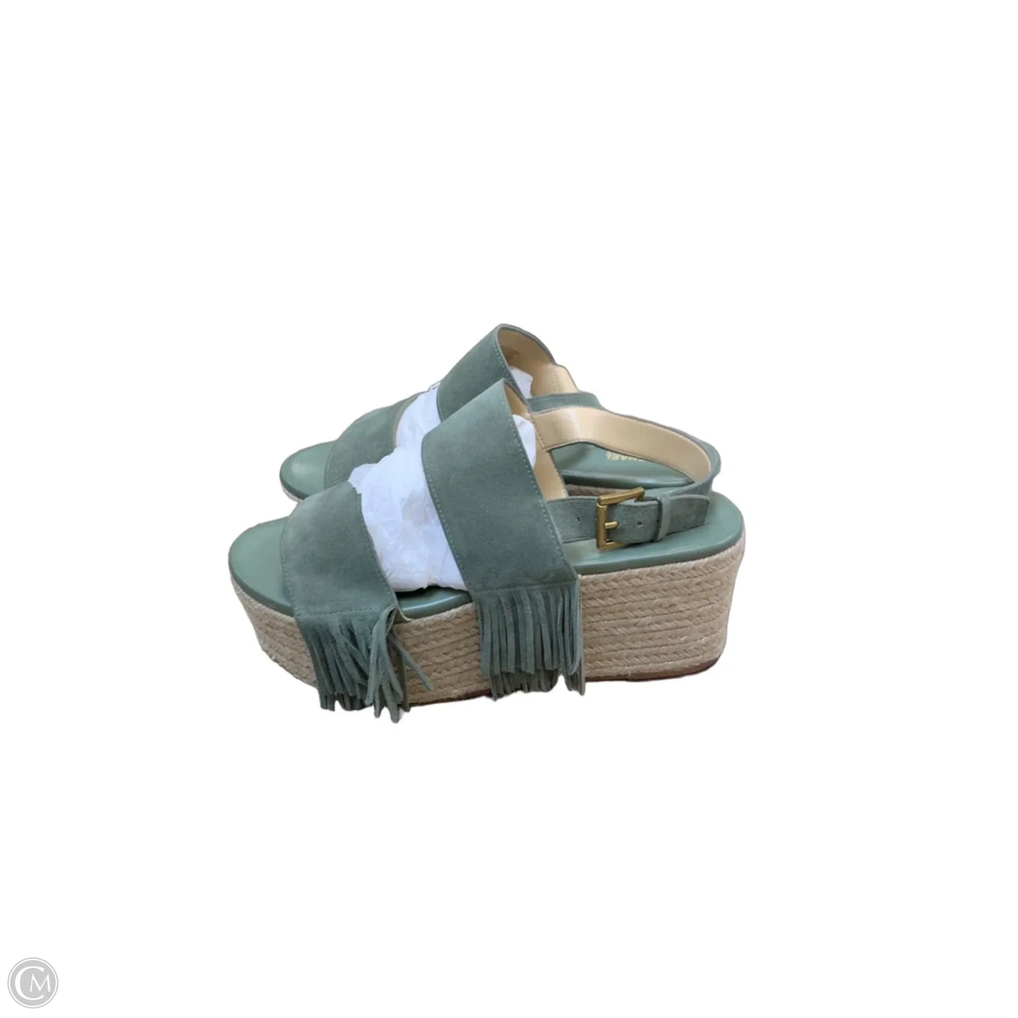 Shoes Heels Platform By Michael By Michael Kors In Green, Size: 9