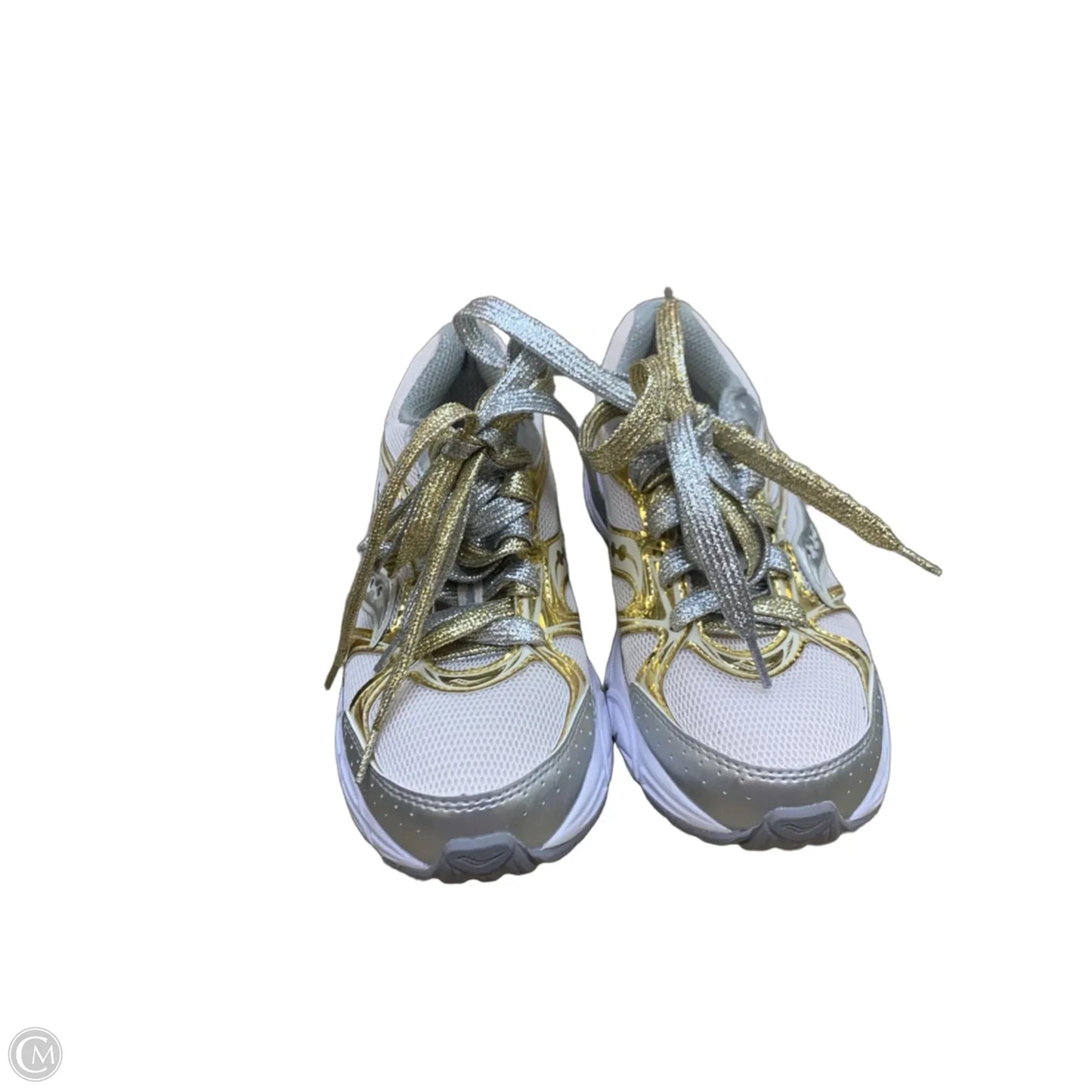 Shoes Athletic By Saucony In Gold & White, Size: 7