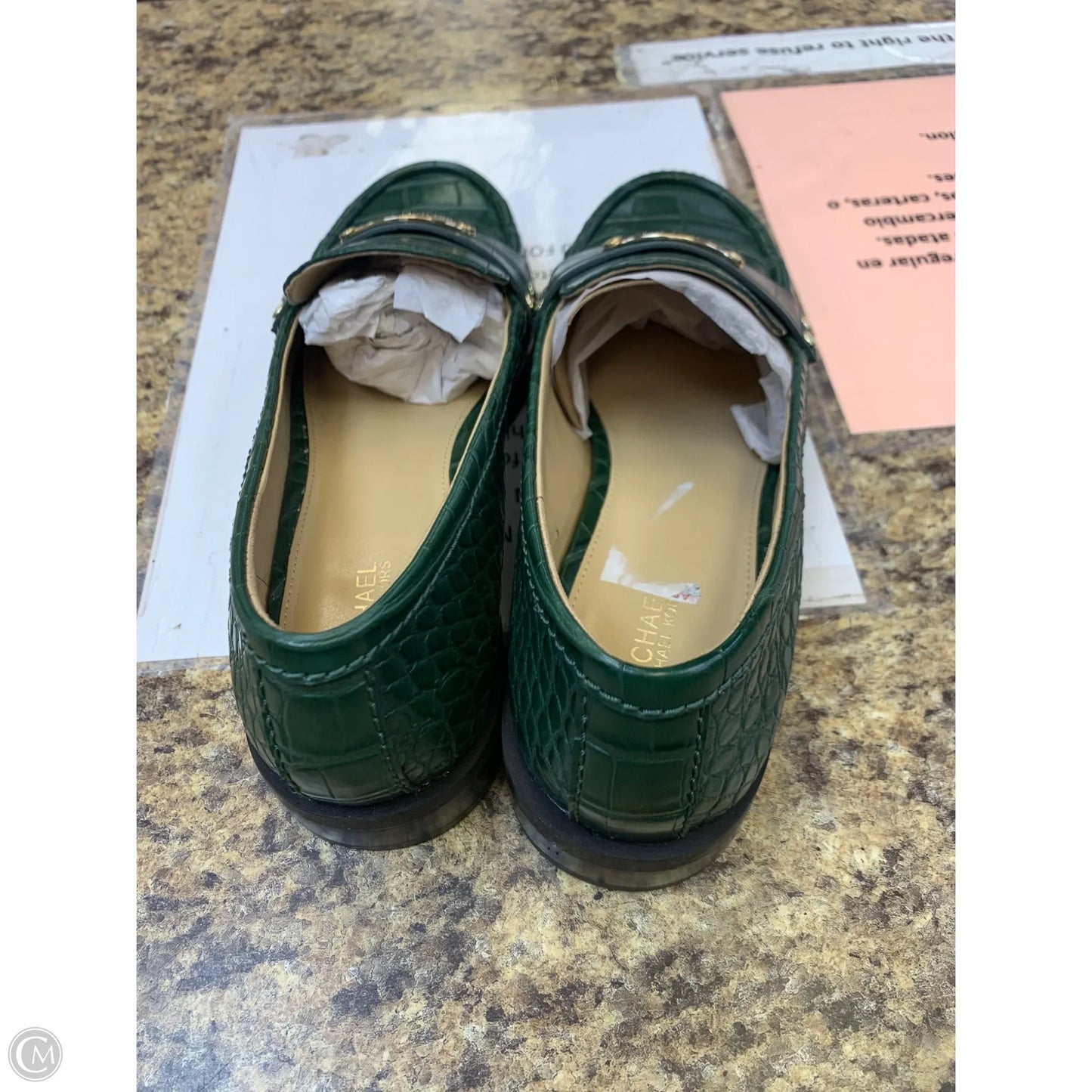 Shoes Flats By Michael By Michael Kors In Green, Size: 7