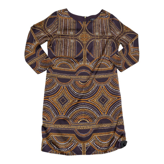 Dress Casual Midi By Limited In Orange & Purple, Size:S