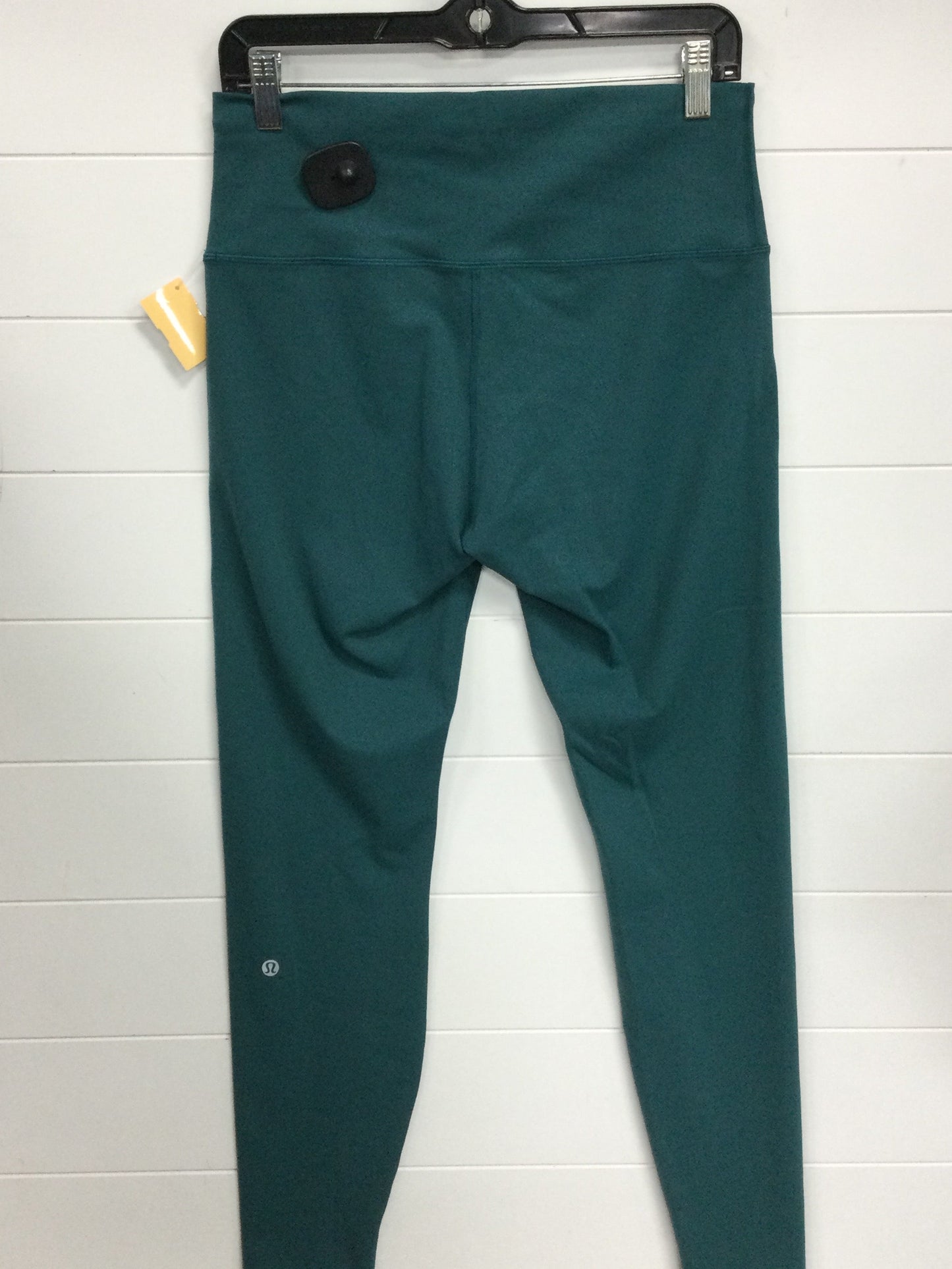 Athletic Leggings By Lululemon In Teal, Size:12