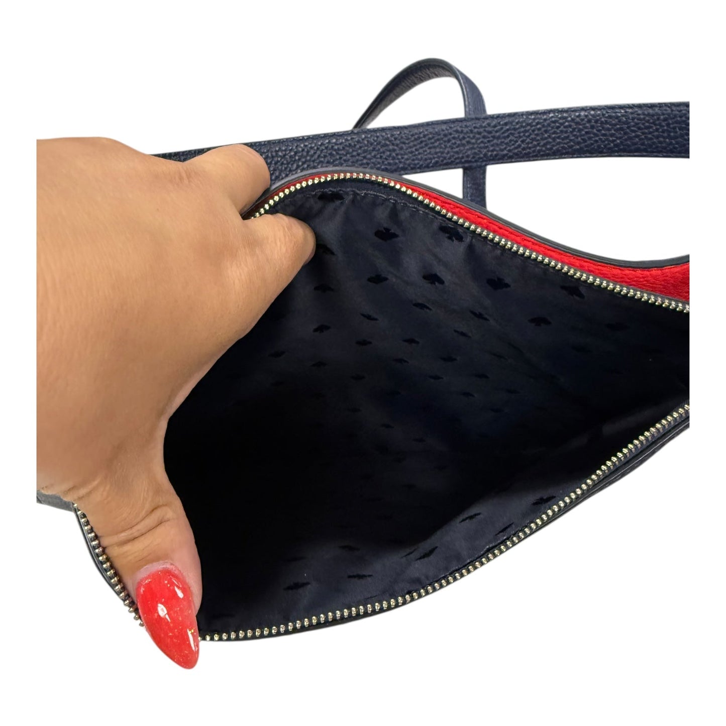 Handbag Designer By Kate Spade In Blue, Size:Medium