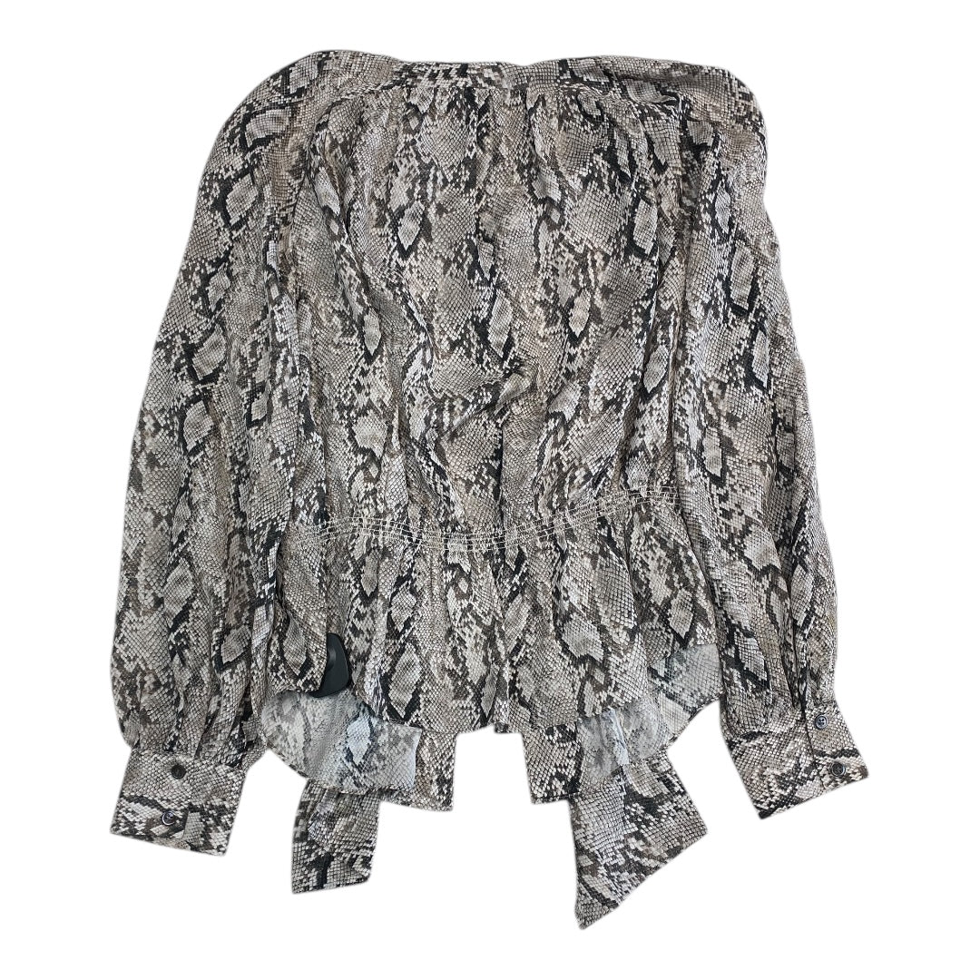 Top Ls By Frame In Animal Print, Size:S