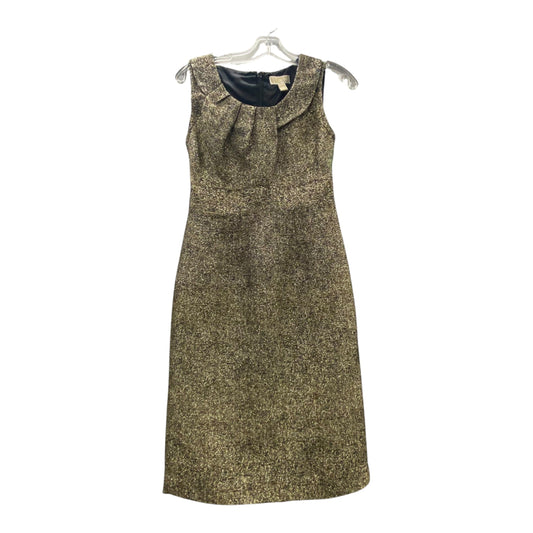 Dress Party Midi By Michael By Michael Kors In Gold, Size:0