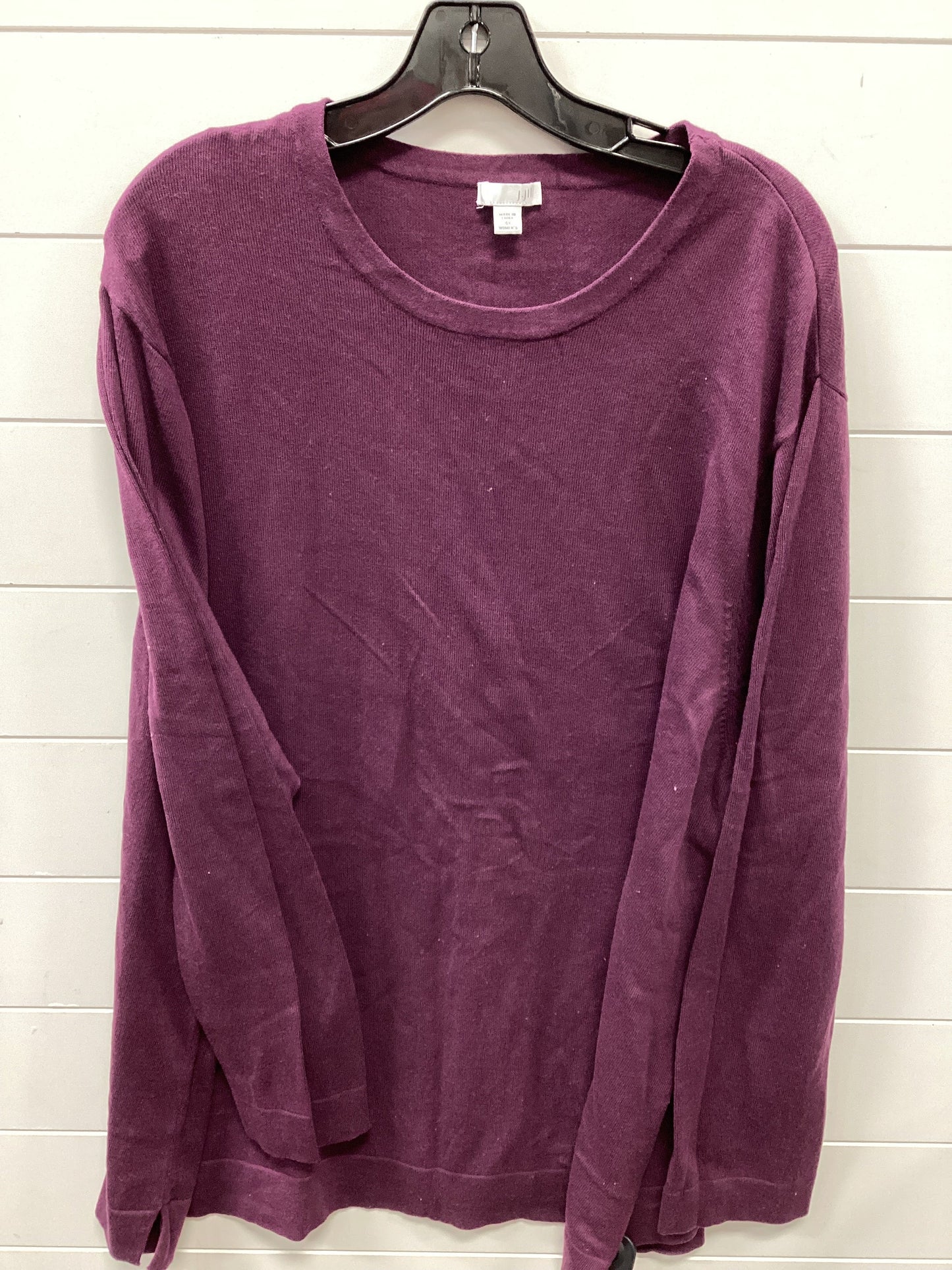 Top Ls By J. Jill In Purple, Size:4X
