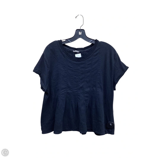 Top Short Sleeve By Pilcro In Black, Size: L