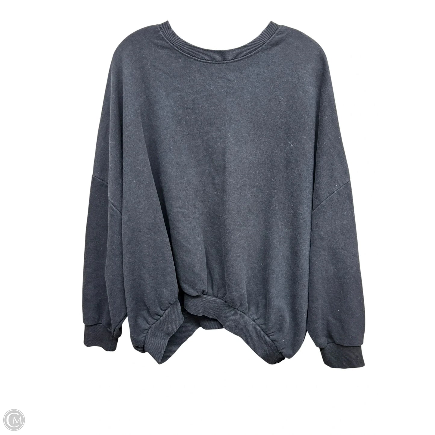 Sweatshirt Crewneck By Zara In Black, Size: M