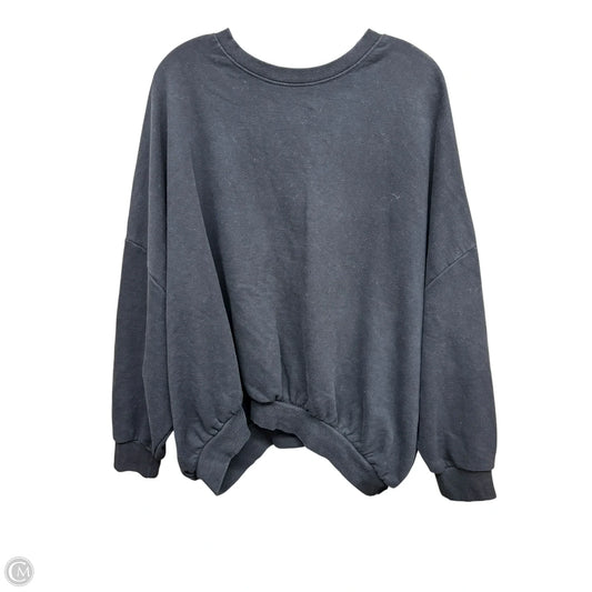 Sweatshirt Crewneck By Zara In Black, Size: M