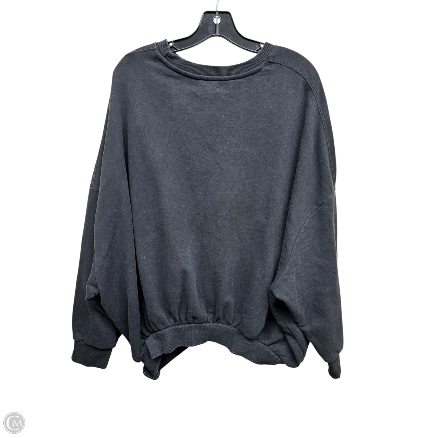 Sweatshirt Crewneck By Zara In Black, Size: M