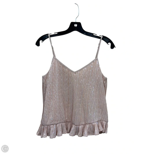 Top Sleeveless By Anthropologie In Peach, Size: 2p