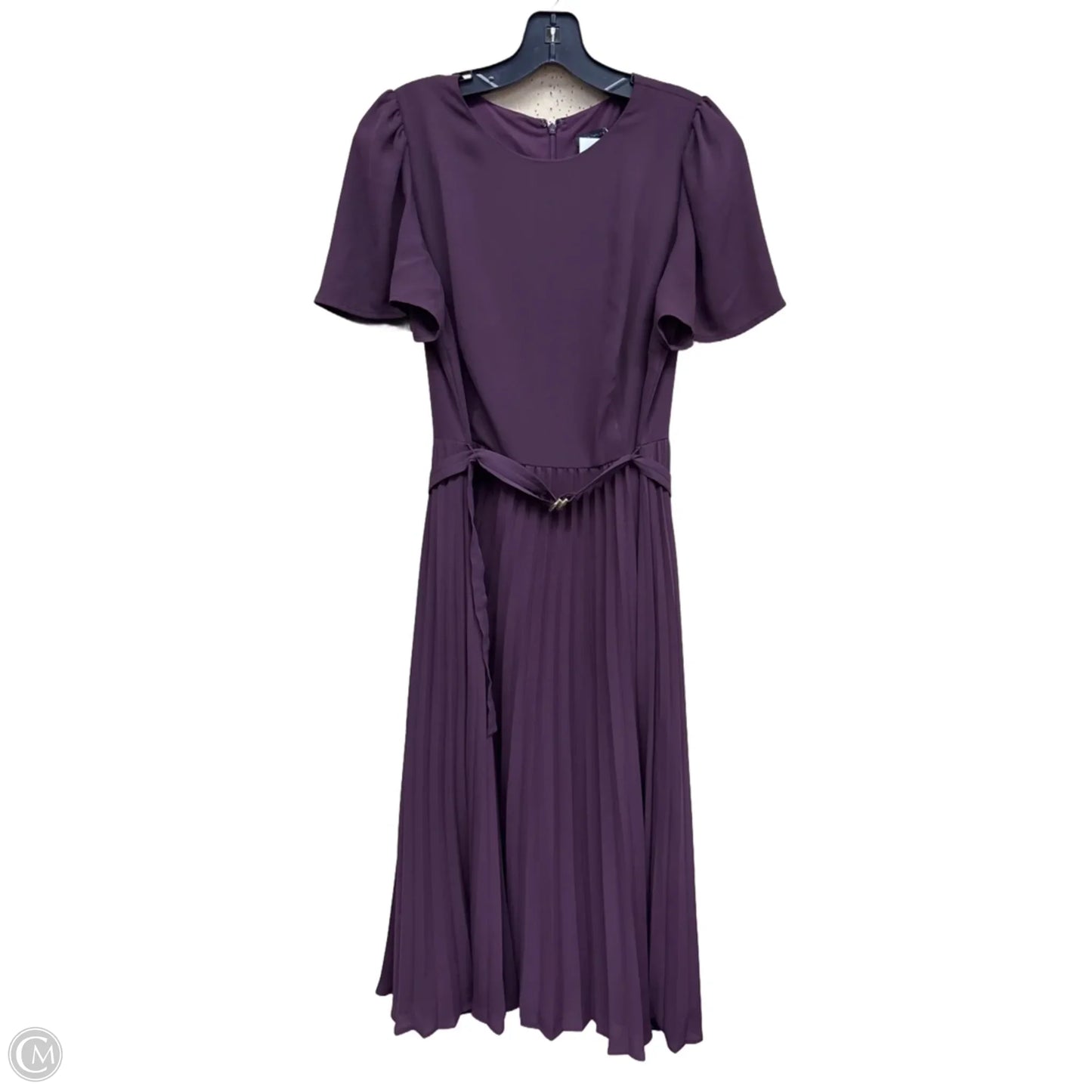 Dress Casual Midi By Ann Taylor In Purple, Size: 8
