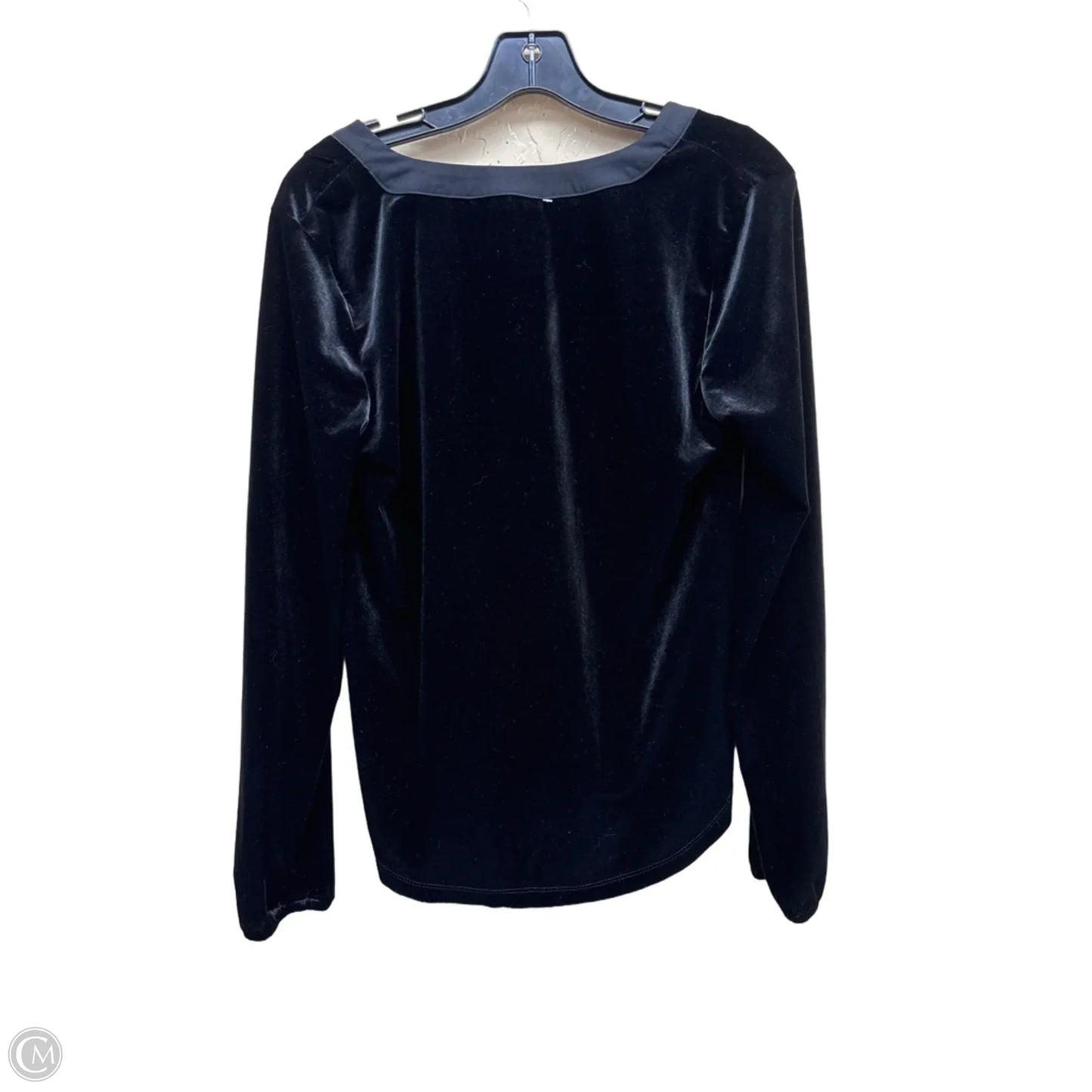 Top Long Sleeve By Ann Taylor In Black, Size: S