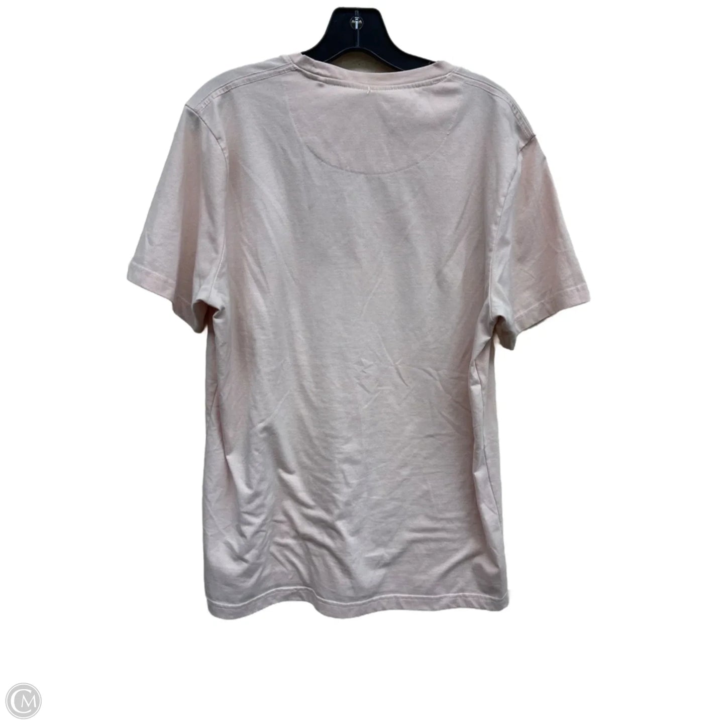 Top Short Sleeve By Clothes Mentor In Peach, Size: L