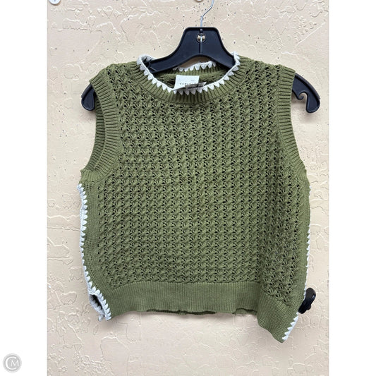 Top Sleeveless By Varley In Green, Size: Xs