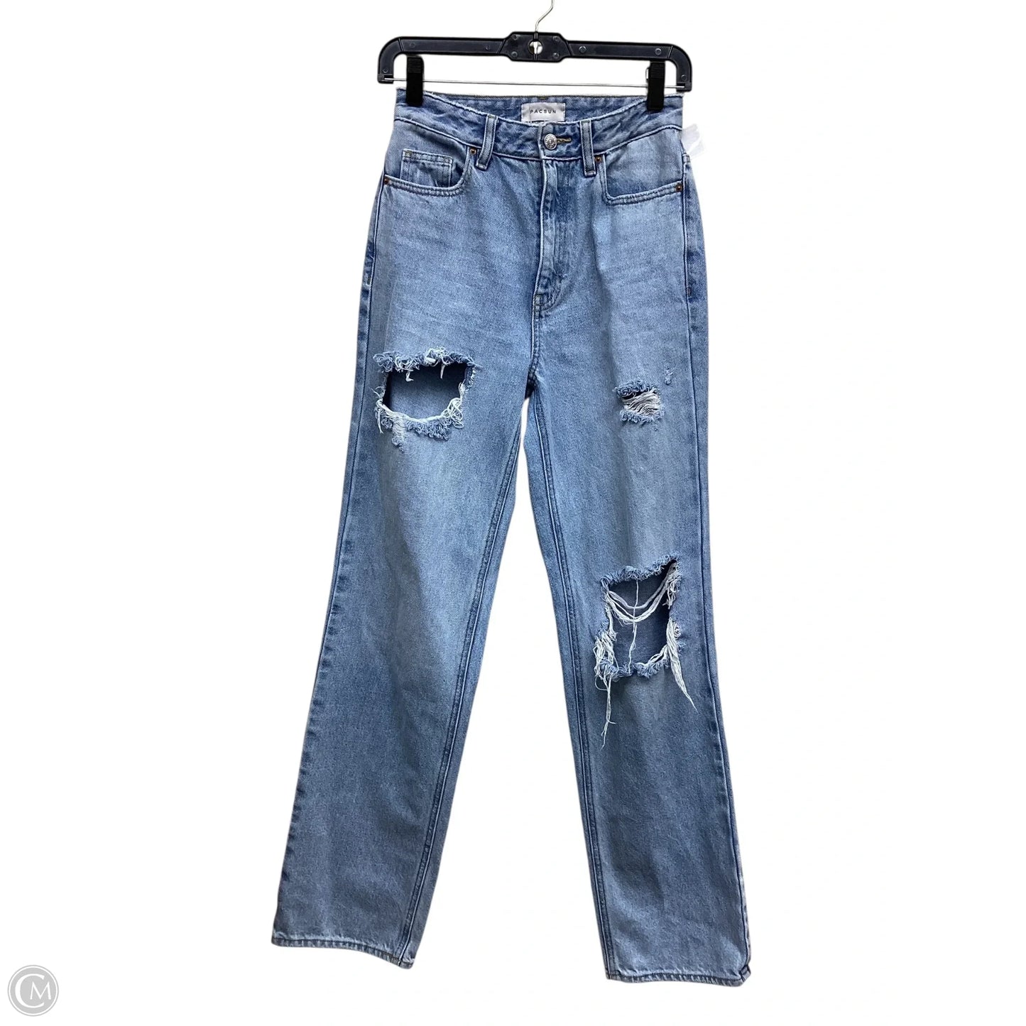 Jeans Wide Leg By Pacsun In Blue Denim, Size: 0