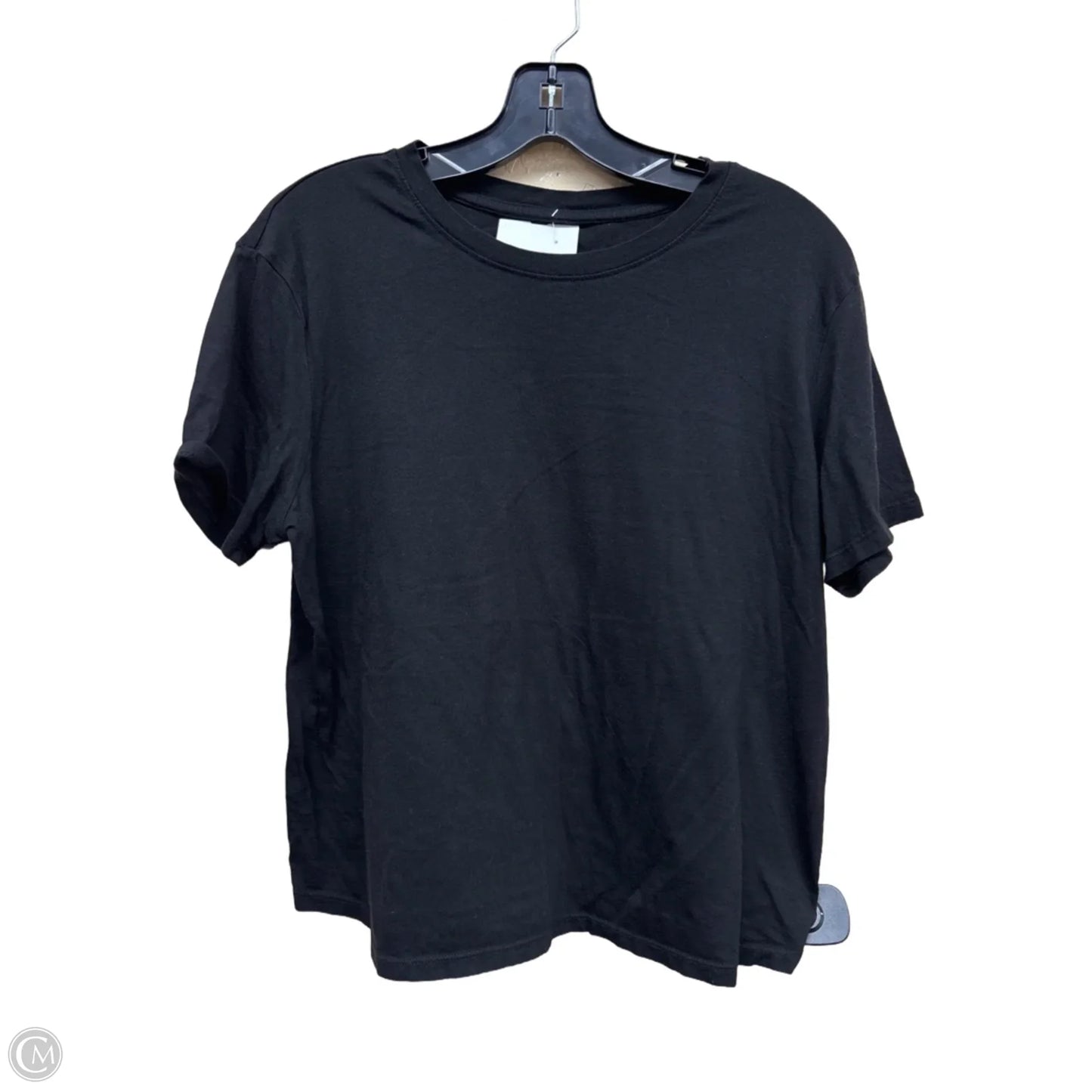 Top Short Sleeve By Members Mark In Black, Size: M