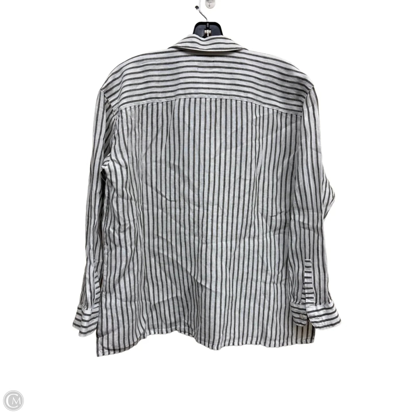 Top Long Sleeve By J. Jill In Striped Pattern, Size: Mp