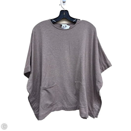 Top Short Sleeve By Pure Jill In Brown, Size: Xs