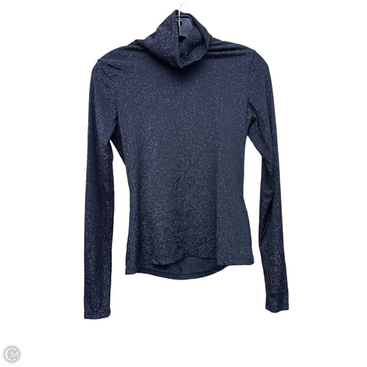 Top Long Sleeve By H&m In Black & Silver, Size: S