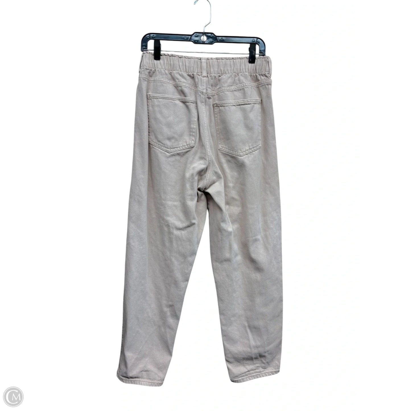 Jeans Straight By H&m In Tan, Size: 8