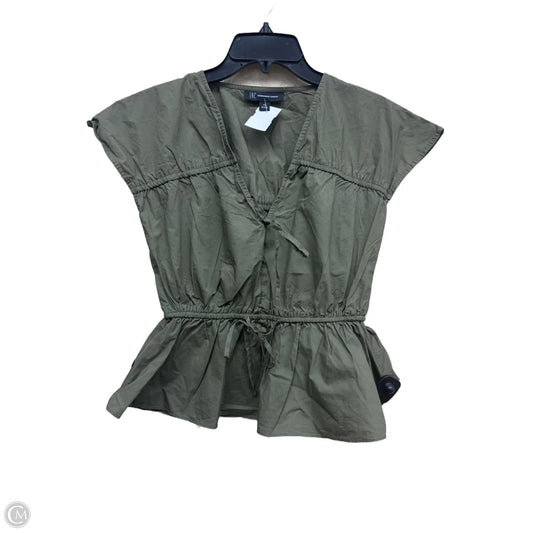 Top Short Sleeve By Inc In Green, Size: Sp