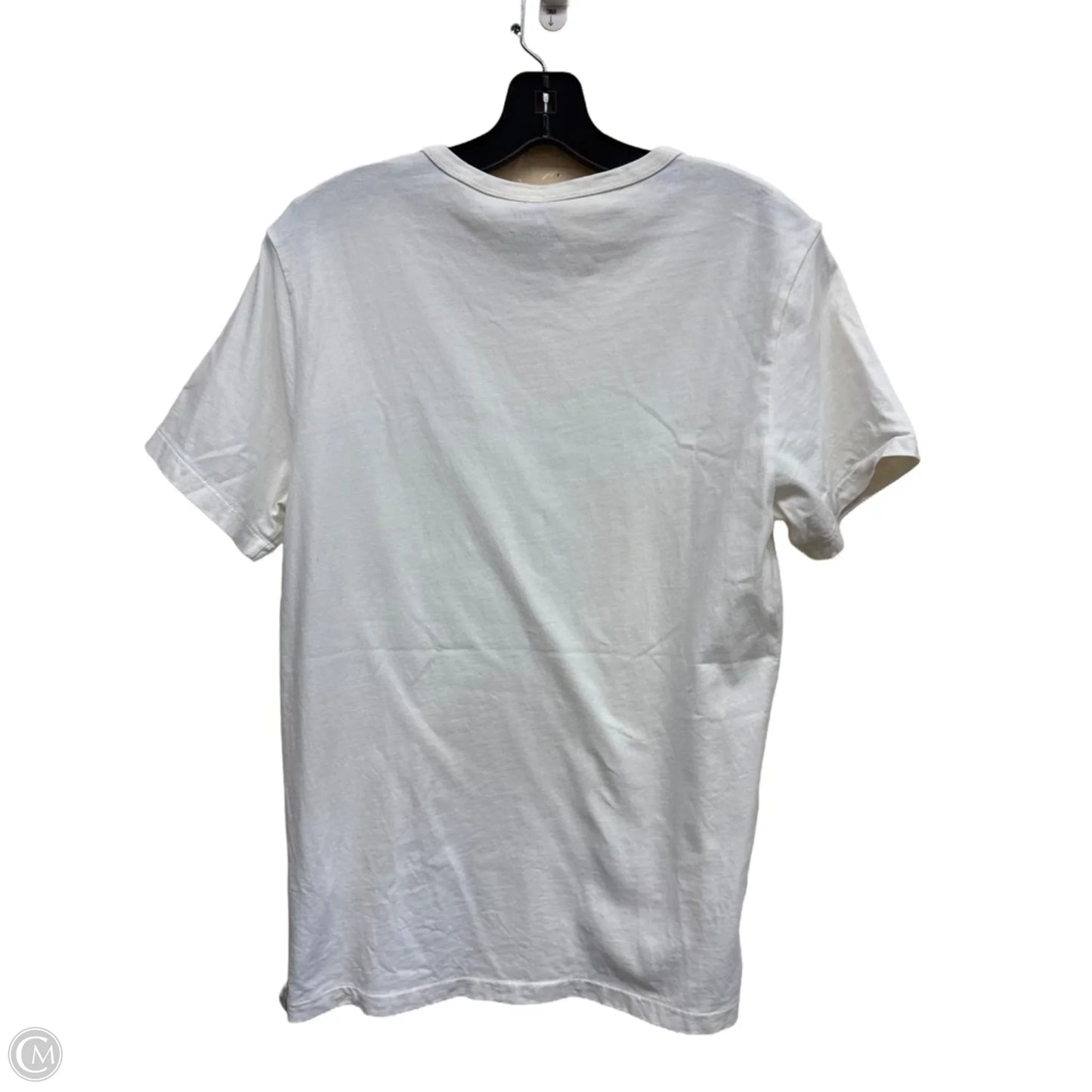 Top Short Sleeve By Madewell In White, Size: S