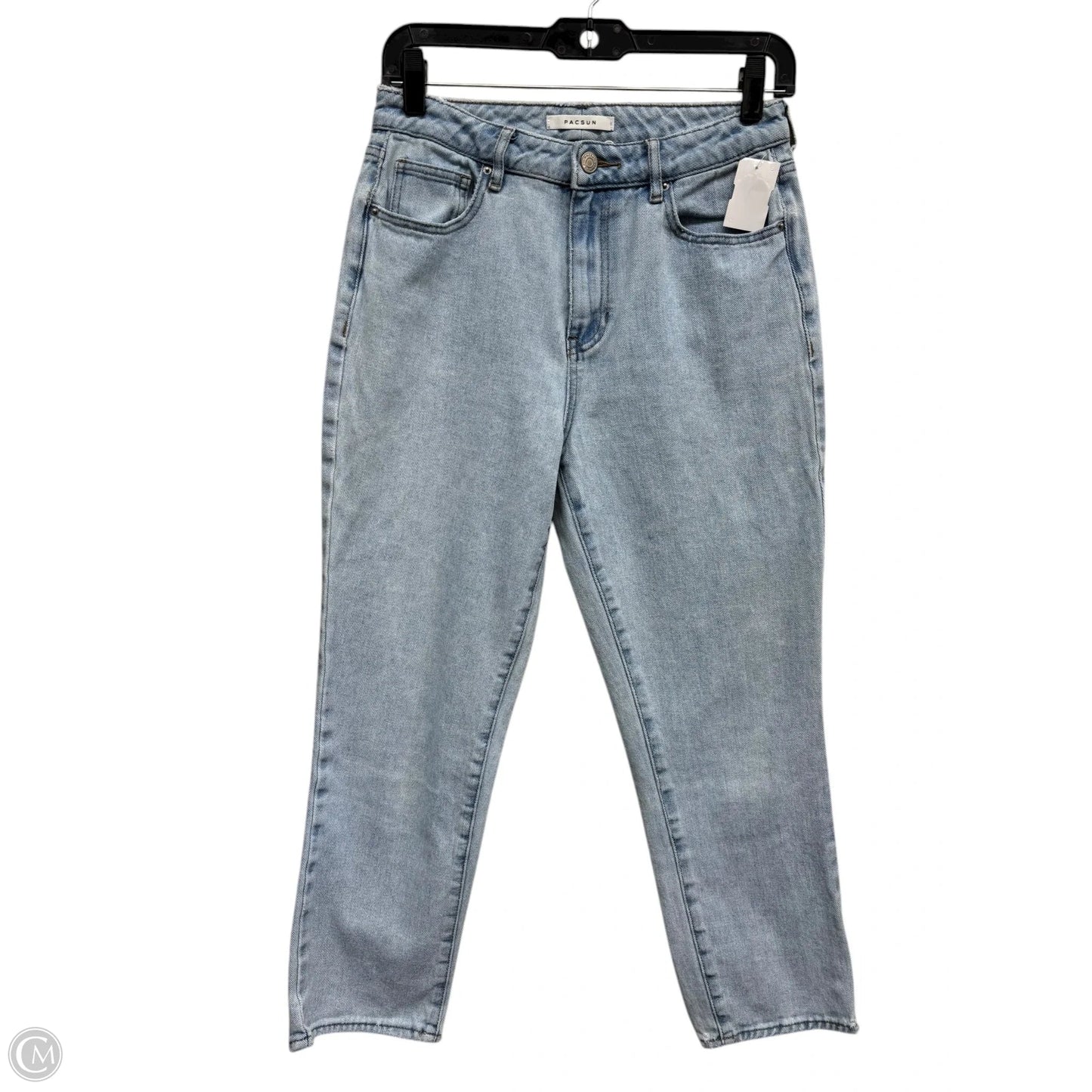 Jeans Straight By Pacsun In Blue Denim, Size: 4