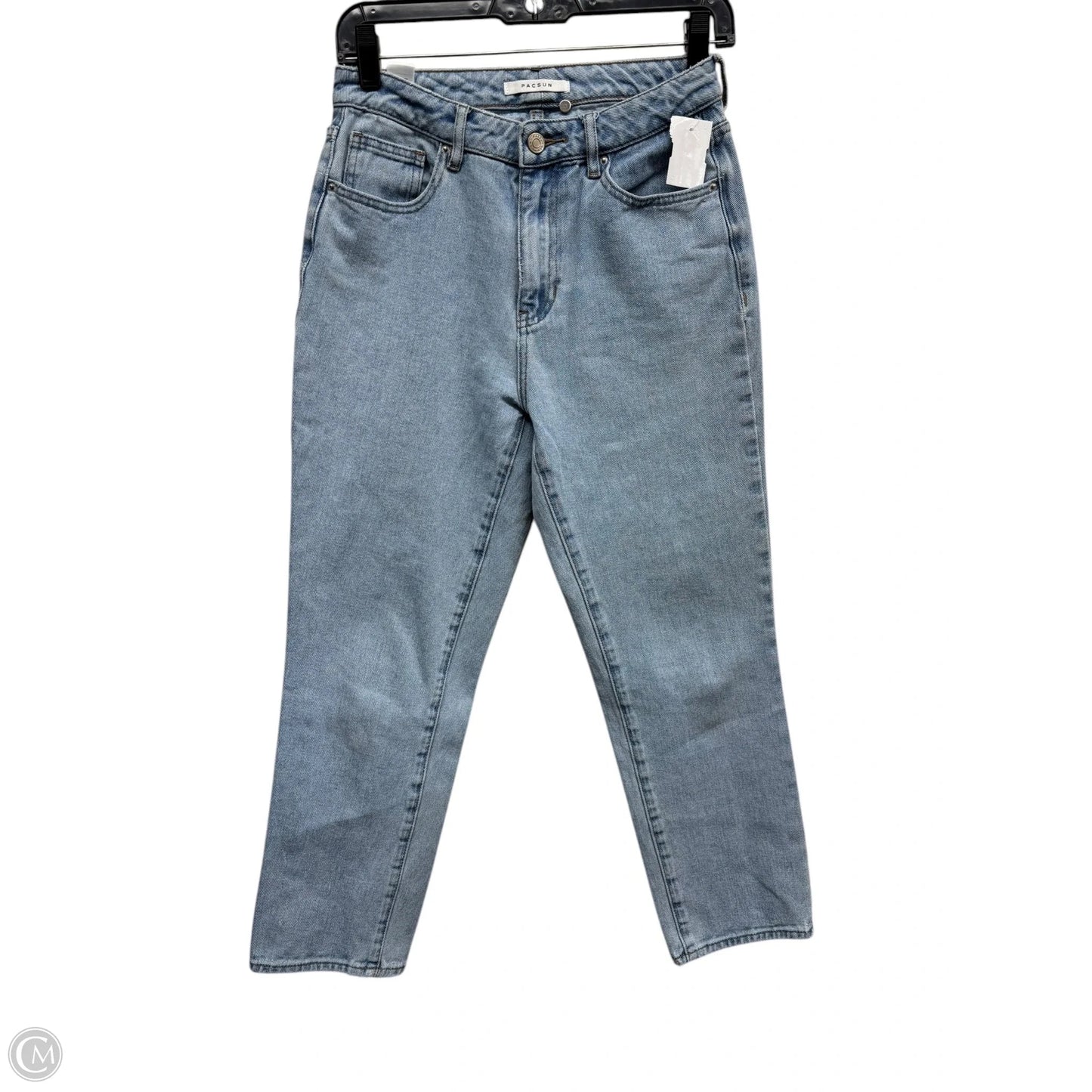 Jeans Straight By Pacsun In Blue Denim, Size: 2