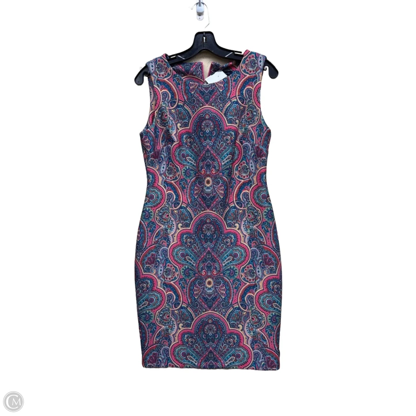 Dress Casual Midi By Tommy Hilfiger In Multi-colored, Size: 8