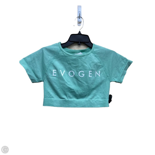 Athletic Top Short Sleeve By Clothes Mentor In Green, Size: M