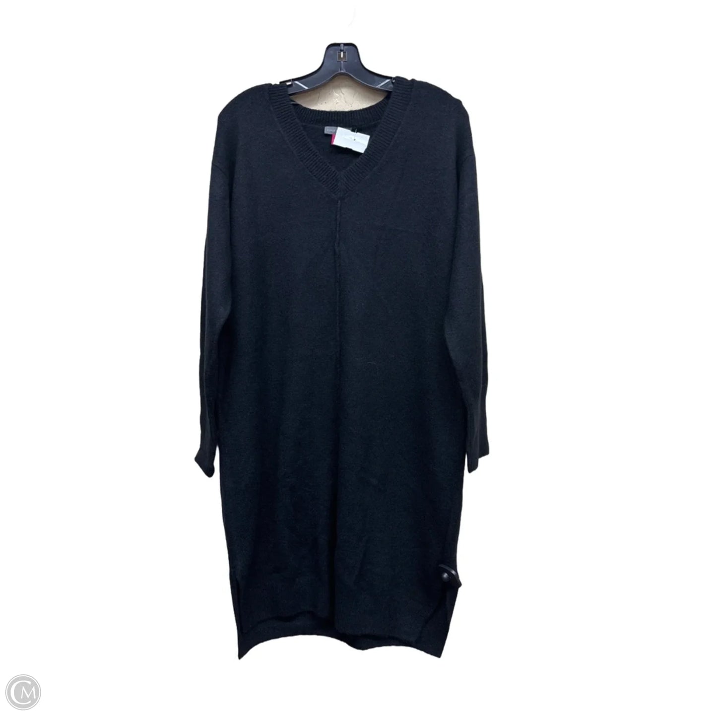 Dress Sweater By Vince Camuto In Black, Size: L