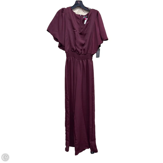 Jumpsuit By Vince Camuto In Maroon, Size: S