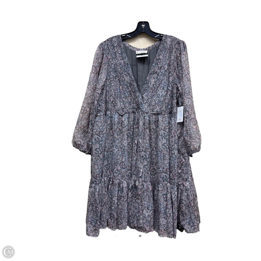 Dress Casual Short By Lucky Brand In Floral Print, Size: Xxl