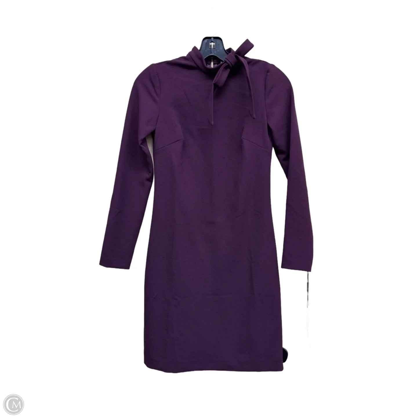 Dress Casual Midi By Calvin Klein In Purple, Size: 0p