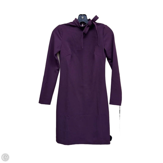 Dress Casual Midi By Calvin Klein In Purple, Size: 0p