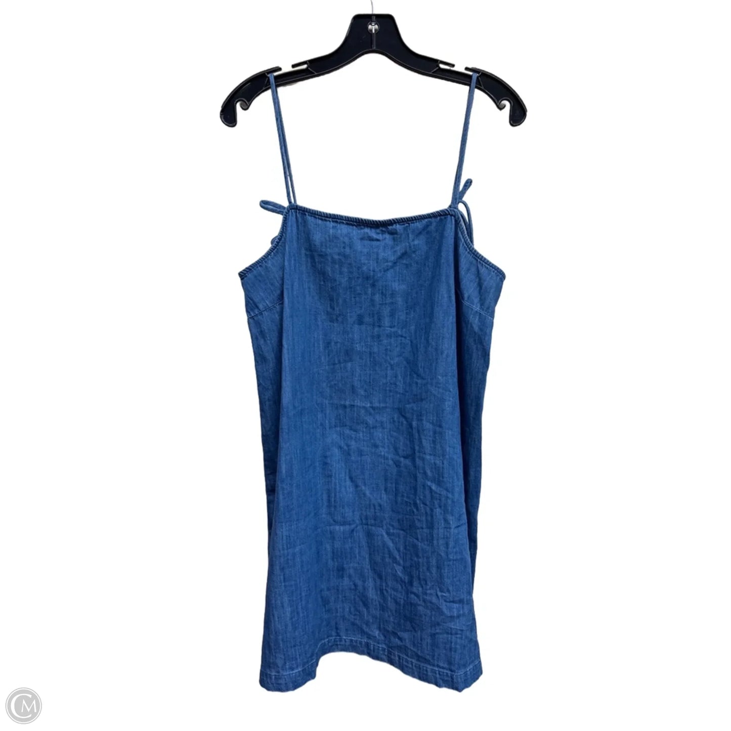 Dress Casual Midi By Old Navy In Blue Denim, Size: L