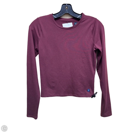 Top Long Sleeve By Hollister In Maroon, Size: S