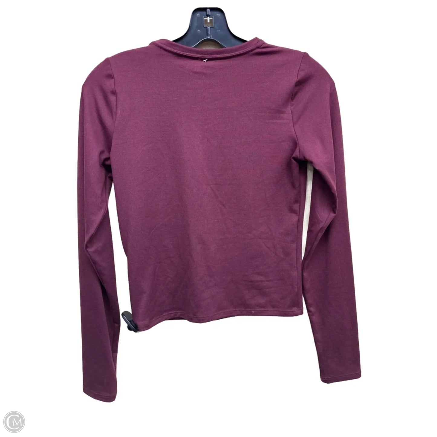 Top Long Sleeve By Hollister In Maroon, Size: S