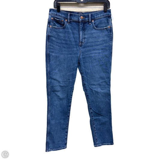 Jeans Straight By J. Crew In Blue Denim, Size: 8