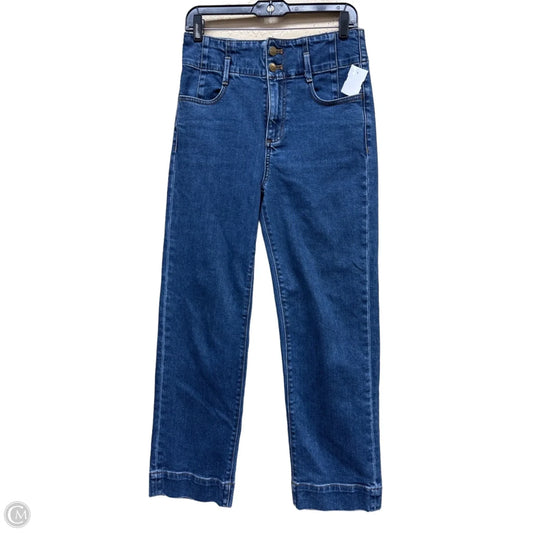 Jeans Straight By Ann Taylor In Blue Denim, Size: 6